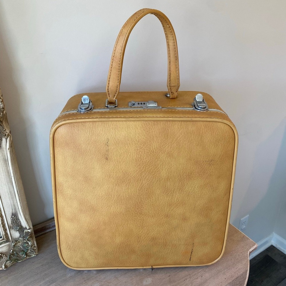 Vintage Retro Leather Travel Luggage